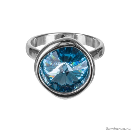 Кольцо Fiore Luna, Aquamarine